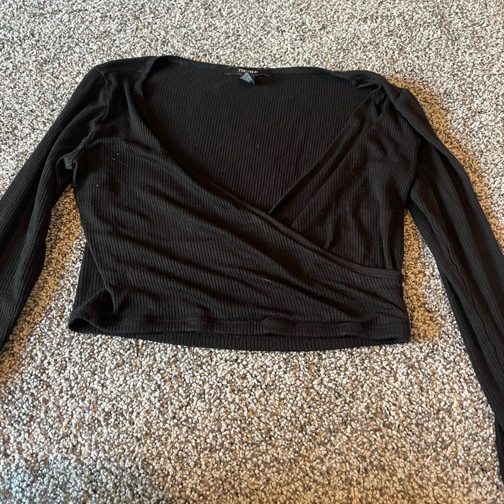 Black going out top